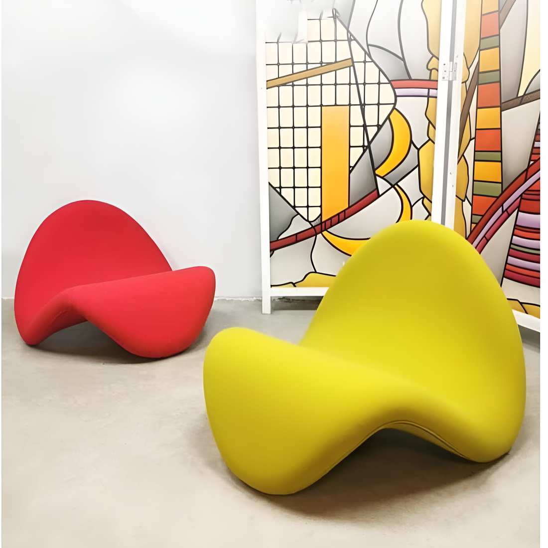 Single Creative Special-Shaped Tongue Chair