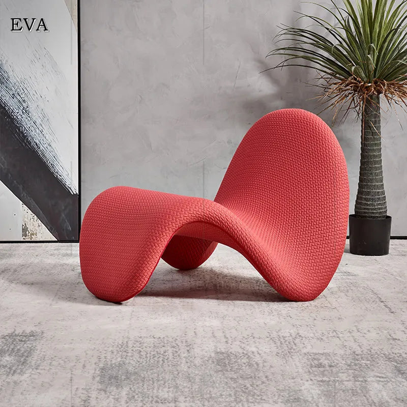 Single Creative Special-Shaped Tongue Chair
