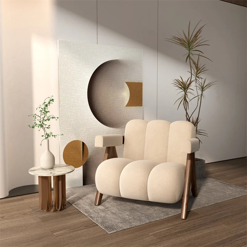 Nordic Wood Living Room Chairs