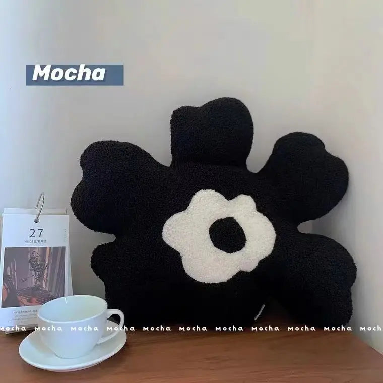 Nordic Cream Style Flower Pillow