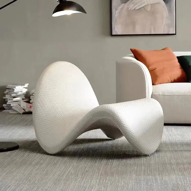 Single Creative Special-Shaped Tongue Chair