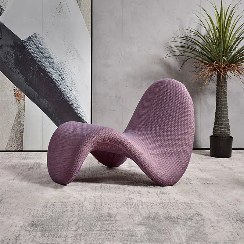 Single Creative Special-Shaped Tongue Chair