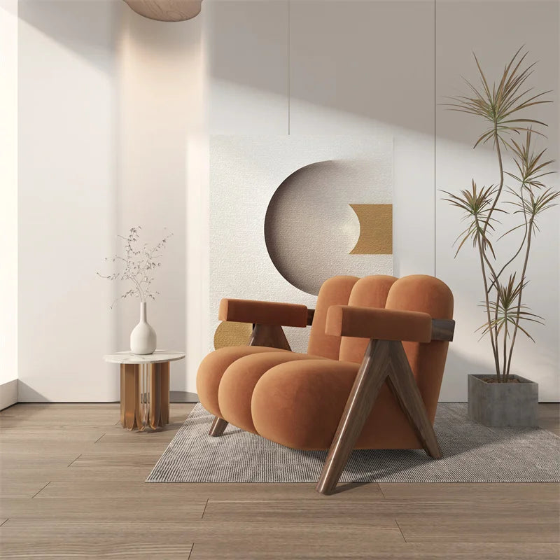 Nordic Wood Living Room Chairs