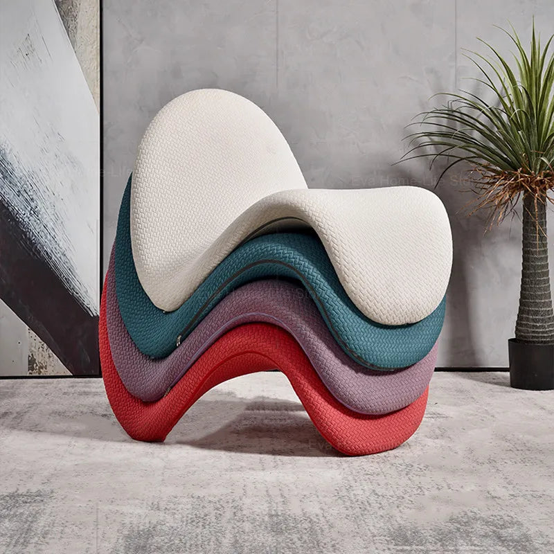 Single Creative Special-Shaped Tongue Chair