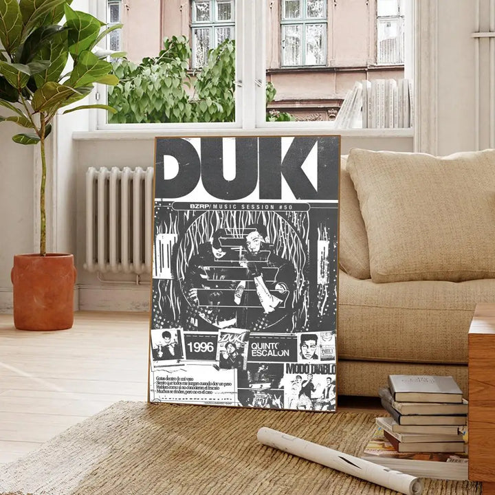 Whitepaper Style Rap Poster – D-Duki