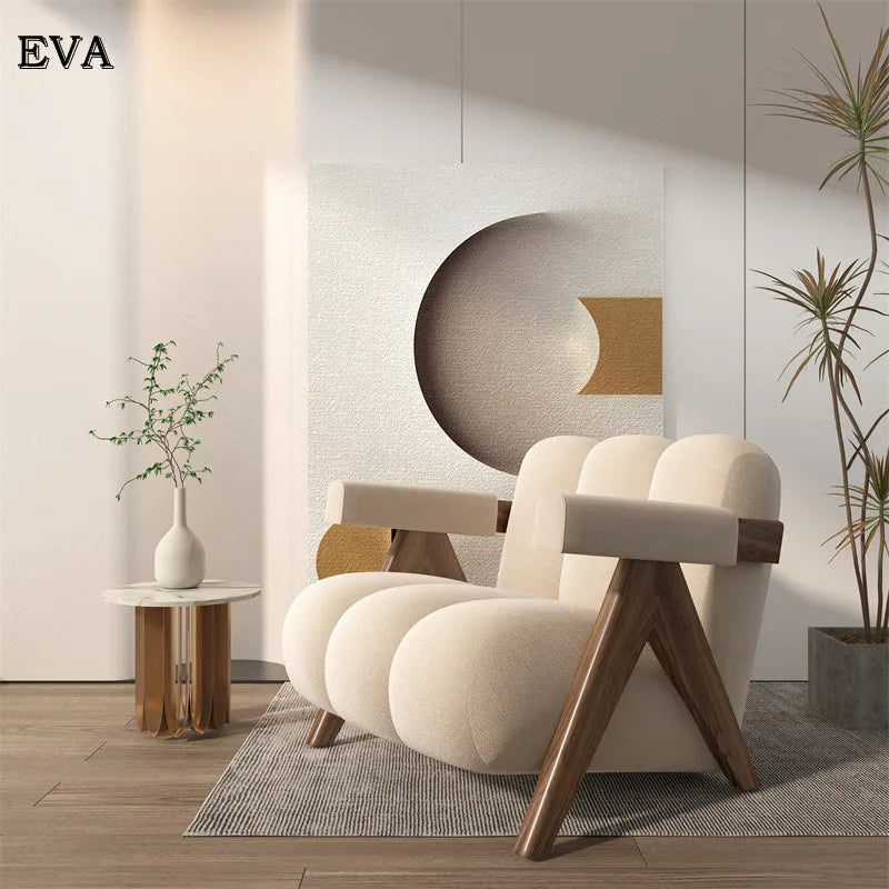 Nordic Wood Living Room Chairs