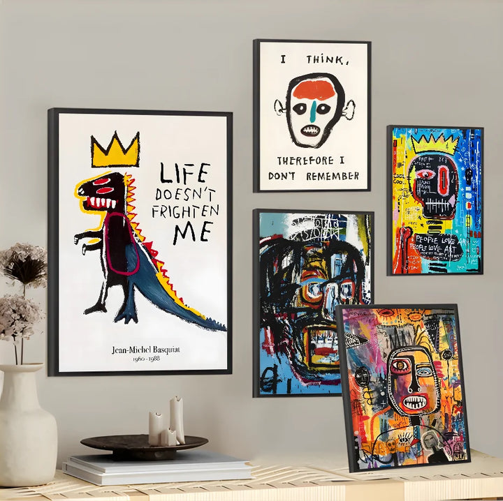 Jean Michel Basquiat Poster Wall Art Painting